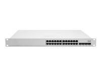 Cisco Meraki Cloud Managed MS350-24 - Switch - L3 - Administreret - 24 x 10/100/1000 + 4 x 10 Gigabit SFP+ (uplink) - monterbar på stativ, desktop MS350-24-HW