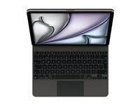 Apple Magic Keyboard - Tastatur og folio-kasse - med trackpad - Apple Smart connector - QWERTY - svensk - sort - for 13-inch iPad Air (M2, M3) MGYY4S/A