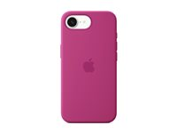 Apple - Bagsidecover til mobiltelefon - silicone - Fuchsia - for iPhone 16e MD3W4ZM/A