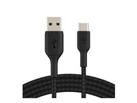 Belkin BoostCharge - USB-kabel - USB-C (han) til USB (han) - 2 m - sort CAB002BT2MBK