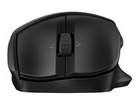 HP 685 Comfort - Mus - dobbelt funktion - 7 knapper - trådløs - Bluetooth - trådløs modtager (USB) - sort - Smart Buy 8T6M0UT#ABB