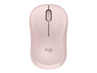 Logitech M240 Silent - Mus - højre- og venstrehåndet - optisk - 3 knapper - trådløs - Bluetooth - rose 910-007121
