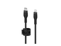 Belkin BoostCharge - Lightning-kabel - USB-C han til Lightning han - 3 m - sort CAA011BT3MBK