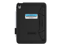 OtterBox Defender Series - Bagsidecover til tablet - grov - med støtteben og skærmbeskyttelse - sort - for Apple 10.9-inch iPad (10. generation) 77-93756