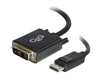 C2G 3m DisplayPort to Single Link DVI-D Adapter Cable M/M - DP to DVI - Black - DisplayPort kabel - enkeltlink - DisplayPort (han) til DVI-D (han) - 3 m - sort 84330