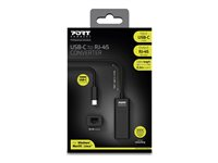 PORT Connect - USB / VGA adapter - 24 pin USB-C (han) til HD-15 (VGA) (hun) - 15 cm 900125