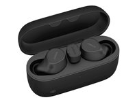 Jabra Evolve2 Buds MS - Ægte trådløse øretelefoner med mik. - i øret - Bluetooth - aktiv støjfjerning - USB-C via Bluetooth adapter - støjisolerende - sort - Certified for Microsoft Teams 20797-999-899