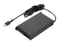 Lenovo ThinkPad 230W Slim AC Adapter (Slim-tip) - Strømforsyningsadapter - AC 90-265 V - 230 Watt - sort - for ThinkPad P1 Gen 5; P15v Gen 2; P15v Gen 3; P17 Gen 2; T15p Gen 2; X1 Extreme Gen 5 4X20S56717