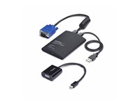 StarTech.com Portable Laptop Crash Cart Adapter, USB/VGA/Mini DisplayPort KVM Console, File Transfer and Video Capture - KVM switch - 1 x KVM port(s) - 1 lokalbruger - desktop - TAA-kompatibel NOTECONS02-VGA-MDP