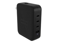 HyperJuice - Strømforsyningsadapter - 145 Watt - output-stikforbindelser: 4 - sort HJ1001BKWWGL