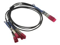 Dell 100GbE Direct Attach - Udbryderkabel - QSFP28 (han) til QSFP28 (han) - 3 m - dobbelt-axial - passivt - for PowerEdge FC640, R530, R540, R630, R730, R740, R7415, R830; PowerSwitch S4112, S5212 470-ABQB