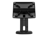 Compulocks VESA Tilting Kiosk Stand 4" with Cable Management - Stativ - for tablet - sort - monteringsgrænseflade: 100 x 100 mm - pælmontering TCDP04