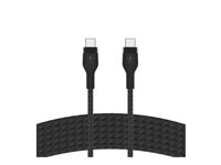 Belkin BoostCharge - USB-kabel - 24 pin USB-C (han) til 24 pin USB-C (han) - 3 m - sort CAB011BT3MBK