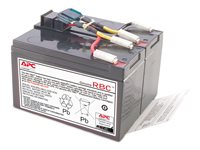 APC Replacement Battery Cartridge #48 - UPS-batteri - 1 x batteri - Blysyre - for P/N: SMT750, SMT750C, SMT750I, SMT750TW, SMT750US, SUA750ICH, SUA750ICH-45, SUA750-TW RBC48