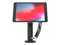 Compulocks Magnetix Secured Magnetic Tablet Counter Stand - Cable lock included - Stativ - for tablet - låsbar - galvaniseret stål - sort - disk MNTXRISE01