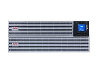 APC Easy UPS On-Line - UPS (rackversion) - AC 230 V - 2700 Watt - 3000 VA - Litiumion - RS-232, USB - output-stikforbindelser: 7 - 4U - 19" - sort med sølv - for Modbus Card SRVSMB001 SRVL3KRILRK