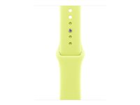 Apple - Rem for smart watch - 42mm - M/L størrelse - neongul - for Watch Hermès Series 7, Hermès Series 9, SE 3, Series 10, Series 11, Series 8, Series 9 MFGD4ZM/A