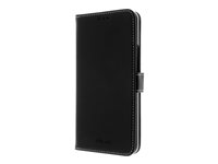 Insmat - Flipomslag til mobiltelefon - ægte læder, polykarbonat, karton+papir+aluminiumsfolie - for Honor Magic5 Pro 650-3179