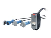 APC IT Power Distribution Module - Automatisk hovedafbryder (indstiksmodul) - AC 400 V - tre faser - output-stikforbindelser: 3 - for P/N: SY16K48H-PDNB, SY32K48H-PDNB, SY48K48H-PDNB, SY64K96H-NB, SY96K160H-NB, SY96K96H-NB PDM1316IEC-3P