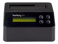 StarTech.com USB 3.0 Hard Drive Eraser Dock for 2.5" & 3.5" SATA SSD HDD + 4Kn Drive - LCD/ RS232 - Secure Erase HDD Wiper Docking Station (SDOCK1EU3P2) - Hard drive eraser - 2.5" / 3.5" - SATA 6Gb/s - sort - for P/N: SVA12M5NA SDOCK1EU3P2