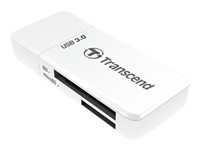 Transcend RDF5 - Kortlæser (microSD, SDHC, microSDHC, SDXC, microSDXC, SDHC UHS-I, SDXC UHS-I, microSDHC UHS-I, microSDXC UHS-I) - USB 3.0 TS-RDF5W