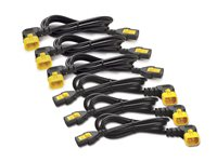APC - Strømkabel - power IEC 60320 C13 til IEC 60320 C14 - 10 A - 1.83 m - 90° stikforbindelse - sort - Nordamerika - for P/N: SCL500RMI1UC, SCL500RMI1UNC, SMT3000I-AR, SMT3000R2I-AR, SMTL750RMI2UC, SRT1500RMXLI AP8706R-NA
