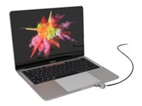 Compulocks Ledge Lock Adaptor for MacBook Pro 13" M1 & M2 with Keyed Cable Lock - Adapter til låsning af slot for sikkerhed - med kabellås med nøgle - for Apple MacBook Pro 13.3 in (M1, M2) UNVMBPRLDG01KL