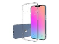 Insmat Crystal - Bagsidecover til mobiltelefon - termoplastisk polyuretan (TPU) - klar glas - for Apple iPhone 14 650-1106