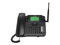 Insmat Erifon 4G BASIC DESK - 4G fast mobiltelefon - RAM 64 MB / Intern hukommelse 128 MB - LCD-skærm - 128 x 64 pixels - sort 132-2150