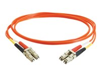 C2G Low-Smoke Zero-Halogen - Patchkabel - LC multimodus (han) til LC multimodus (han) - 5 m - 5 m. - fiberoptik - 50 / 125 my - orange 85338