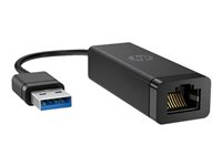 HP USB 3.0 to RJ45 Adapter G2 - Netværksadapter - USB 3.0 - Gigabit Ethernet x 1 - for HP 245 G10 Notebook, 250 G9 Notebook; Fortis 11 G9 Q Chromebook 4Z7Z7AA