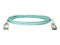 HPE 100Gb Active Optical Cables - Ethernet 100GBase-AOC cable - QSFP28 til QSFP28 - 7 m. - fiberoptik - aktiv - for HPE SN2010M 25, SN2100M 100, SN2410, SN2410M 25, SN2700M 100, SN3700cM 100 845410-B21