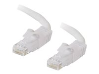 C2G Cat6 Booted Unshielded (UTP) Network Patch Cable - Patchkabel - RJ-45 (han) til RJ-45 (han) - 1 m - UTP - CAT 6 - formet, knastfri, strenget - hvid 83486