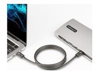 StarTech.com 3ft (1m) Thunderbolt 4 Cable, 40Gbps, 100W Power Delivery, 4K/8K Video, Intel-Certified Thunderbolt Cable - Compatible w/ USB 4/Thunderbolt 4/ USB 3.2/ USB Type-C/DisplayPort/Thunderbolt 3 (TBLT4MM1M) - Thunderbolt kabel - Thunderbolt 4 (han) til Thunderbolt 4 (han) - USB4/Thunderbolt 3/USB 3.2/USB Type-C/DisplayPort - 1 m - passiv, 4K support, 8K support, USB Power Delivery (100 W) - sort TBLT4MM1M