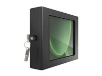 Compulocks Apex Galaxy Tab Active 3/5 8" Apex Enclosure Wall Mount - Monteringssæt (indelukke) - eksponeret front/bagsidekamera og sensorer - for tablet - metal - sort - vægmonterbar - for Samsung Galaxy Tab Active3, Tab Active5 80GAPXB