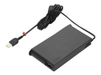 Lenovo ThinkPad 170W Slim AC Adapter (Slim-tip) - Strømforsyningsadapter - AC 90-265 V - 170 Watt - sort - for ThinkPad P1 Gen 4; P15v Gen 2; P17 Gen 2; T15g Gen 2; T15p Gen 2; X1 Extreme Gen 4 4X20S56701