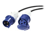 APC Modular IT Power Distribution Cable Extender - Forlængerkabel til strøm - IEC 60309 32A (han) til IEC 60309 32A (hun) - AC 230 V - 4.8 m - for P/N: SY16K48H-PDNB, SY32K48H-PDNB, SY48K48H-PDNB, SY64K96H-NB, SY96K160H-NB, SY96K96H-NB PDX332IEC-480