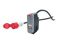 APC IT Power Distribution Module - Automatisk hovedafbryder (indstiksmodul) - AC 400 V - tre faser - output-stikforbindelser: 1 - for P/N: SY16K48H-PDNB, SY32K48H-PDNB, SY48K48H-PDNB, SY64K96H-NB, SY96K160H-NB, SY96K96H-NB PDM3532IEC-380