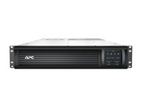 APC Smart-UPS 2200VA LCD RM - UPS (rackversion) - AC 230 V - 1980 Watt - 2200 VA - Ethernet, RS-232, USB - output-stikforbindelser: 9 - 2U - med APC UPS Network Management Card - for P/N: AR3103SP, AR3106SP, AR4024SP, AR4024SPX429, AR4024SPX431, AR4024SPX432, NBWL0356A SMT2200RMI2UNC