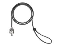Compulocks 24 Unit Keyed Cable Laptop Lock Value Pack - Sikkerhedskabelslås - sort - 1.83 m CL15BP24