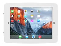 Compulocks iPad Pro 11" (1-4th Gen) Space Enclosure Wall Mount - Indelukke - for tablet - låsbar - højglansaluminium - hvid - skærmstørrelse: 11" - monteringsgrænseflade: 100 x 100 mm - vægmonterbar - for Apple 11-inch iPad Pro (1. generation, 2. generation, 3. generation, 4. generation) 211SENW
