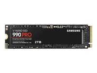 Samsung 990 PRO MZ-V9P2T0BW - SSD - krypteret - 2 TB - intern - M.2 2280 - PCIe 4.0 x4 (NVMe) - 256-bit AES - TCG Opal Encryption 2.0 MZ-V9P2T0BW