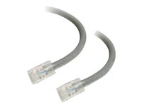 C2G Cat5e Non-Booted Unshielded (UTP) Network Patch Cable - Patchkabel - RJ-45 (han) til RJ-45 (han) - 2 m - UTP - CAT 5e - strenget, uniboot - grå 83003