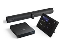 Lenovo ThinkSmart Core Gen 2 - Videokonferencepakke (lydbarre, berøringsskærmkonsol, beregningssystem) - med 3 Years Lenovo Premier Support + 3 Years Lenovo Software Maintenance for Smart Office Solution - Certified for Microsoft Teams Rooms - sort 12WJ0008MT