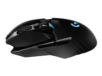 Logitech Wireless Gaming Mouse G903 LIGHTSPEED with HERO 16K sensor - Mus - højre- og venstrehåndet - optisk - 11 knapper - trådløs, kablet - USB, 2.4 GHz - USB Logitech LIGHTSPEED-modtager 910-005673