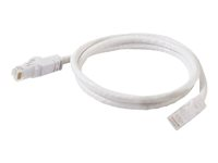 C2G Cat6 Booted Unshielded (UTP) Network Patch Cable - Patchkabel - RJ-45 (han) til RJ-45 (han) - 1 m - UTP - CAT 6 - formet, knastfri, strenget - hvid 83486