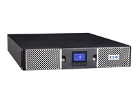 Eaton 9PX Lithium-ion - Netpack - UPS (stativ-monterbar / ekstern) - AC 200/208/220/230/240 V - 2400 Watt - 3000 VA - 1-faset - Ethernet 10/100/1000, RS-232, USB - output-stikforbindelser: 10 - 2U - 19" - sort, sølv 9PX3000IRTN-L