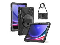 Insmat Ruggered Armor - Bagsidecover til tablet - grov - polykarbonat, gummi - for Samsung Galaxy Tab S10 FE, Tab S10 Lite, Tab S7, Tab S8, Tab S9, Tab S9 FE 652-1294