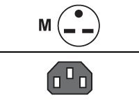 Cisco - Strømkabel - power IEC 60320 C13 til NEMA 6-15 (han) - AC 250 V - 2.5 m - Nordamerika - for Catalyst 4928 10, 4948, 4948 10; Nexus 2148T, 5010, 5020 CAB-N5K6A-NA=
