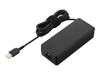 Lenovo ThinkCentre II - Strømforsyningsadapter - AC - 90 Watt - Indonesien, Korea - sort - for IdeaCentre AIO 3 22; 3 24; 3 27; ThinkCentre M70q Gen 2; M75q Gen 2; M90q Gen 2 4X20V24711